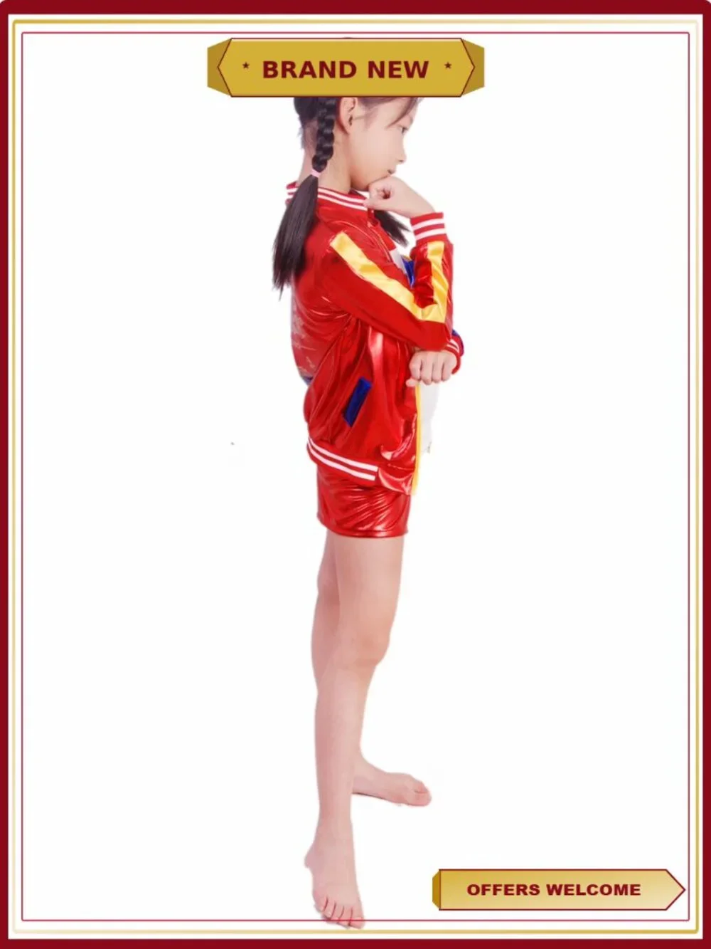 Girls Clown Harley Cosplay Halloween Costume 3T-4T